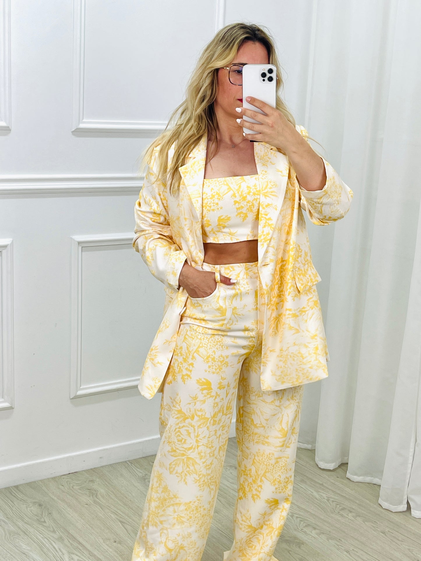 CONJUNTO 3 PEÇAS AMARELO