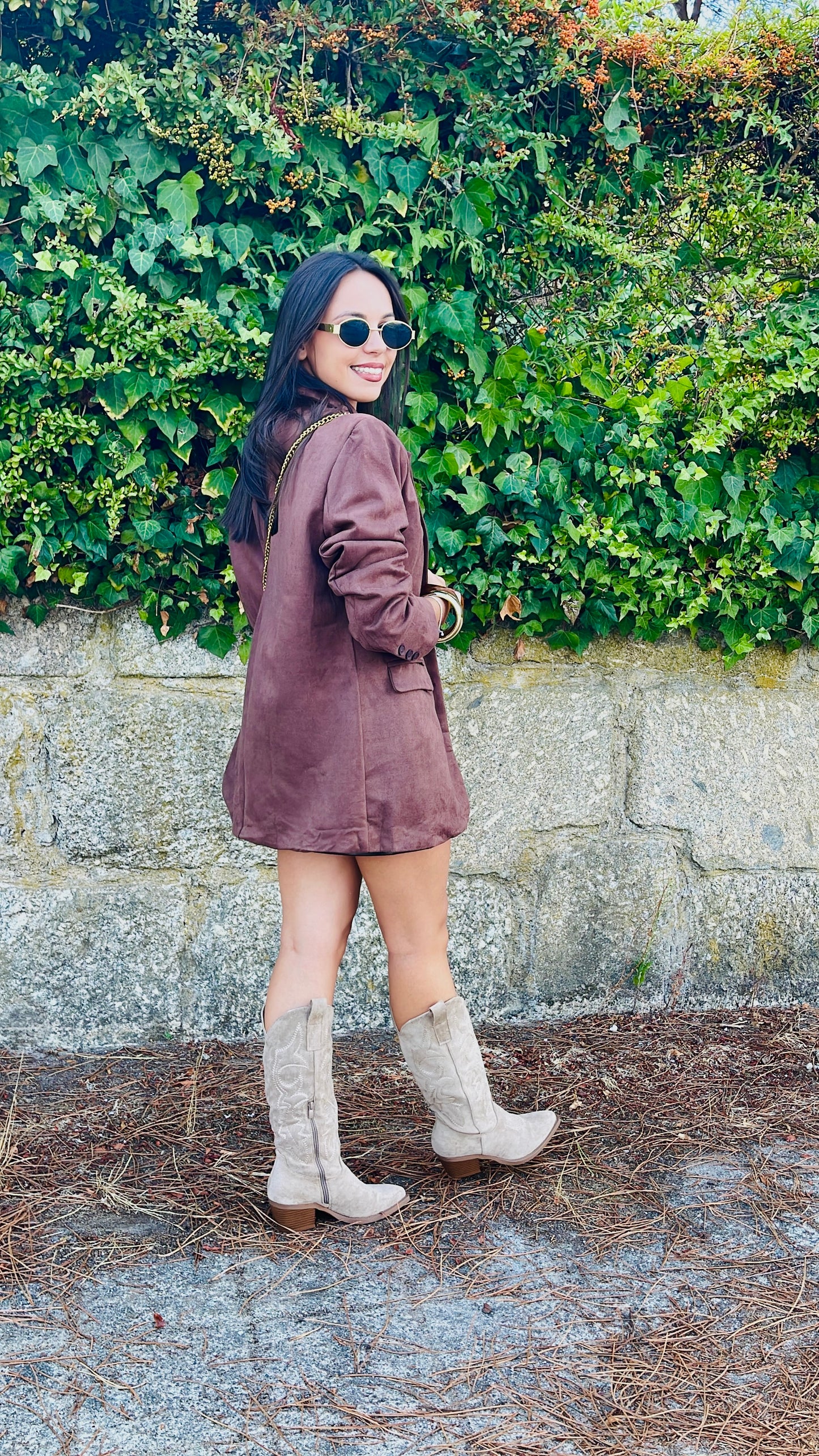 BLAZER EFEITO CAMURÇA