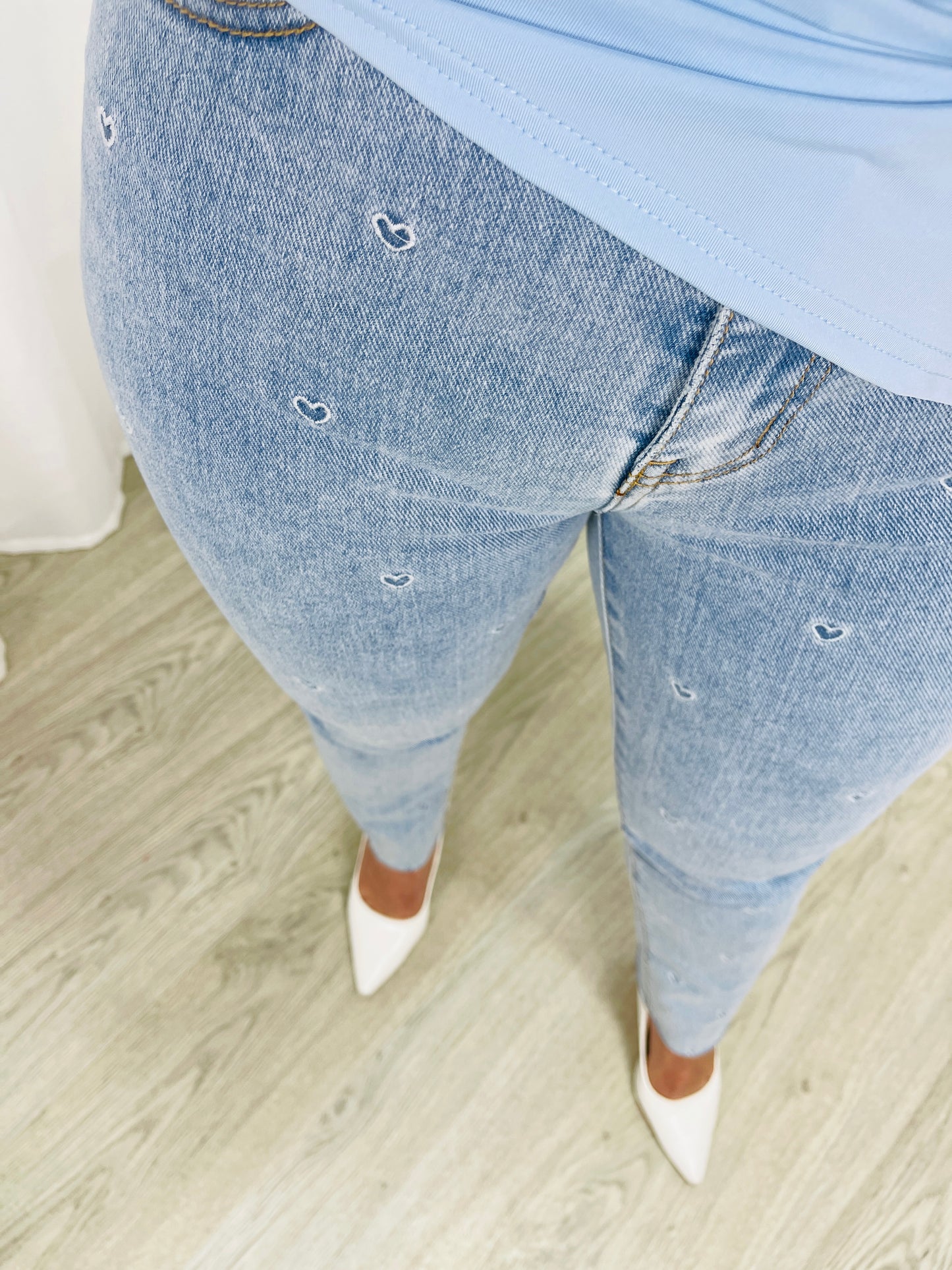 CALÇA MOM FIT HEART REDIAL