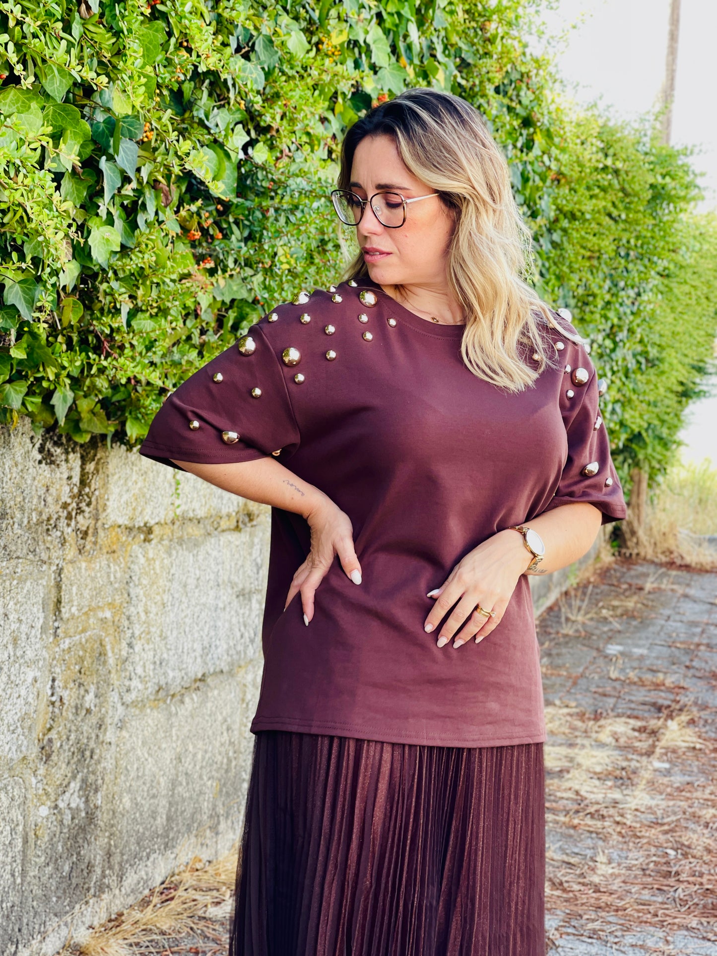 TSHIRT OVERSIZED COM TACHAS