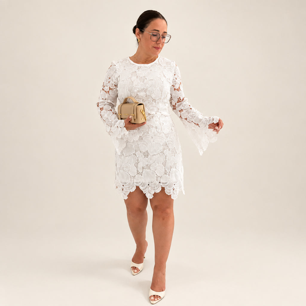 Vestido curto rendado – foto 2
