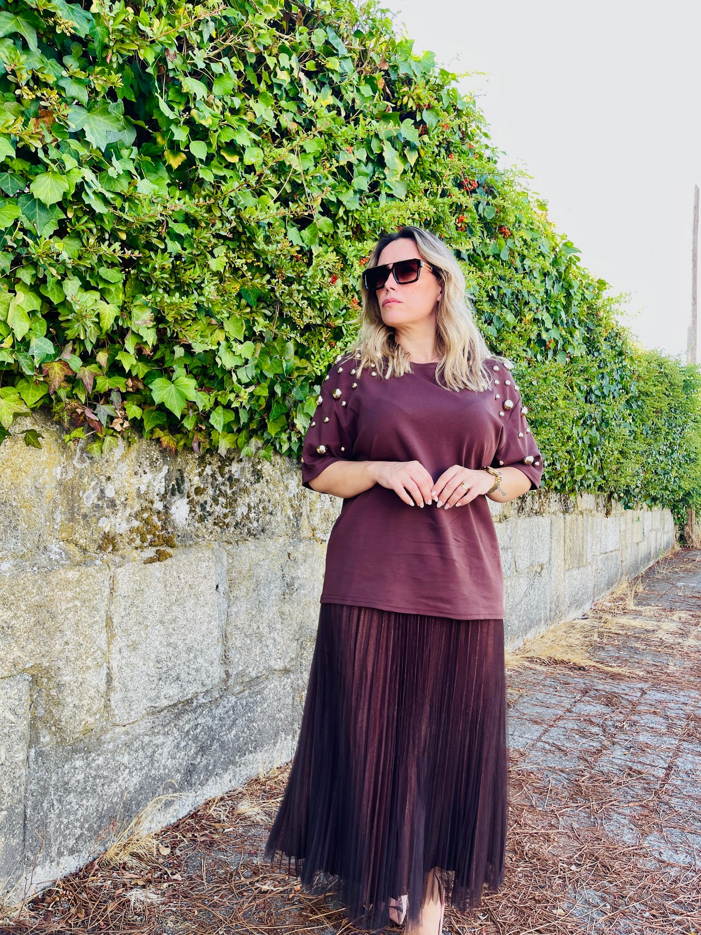 TSHIRT OVERSIZED COM TACHAS