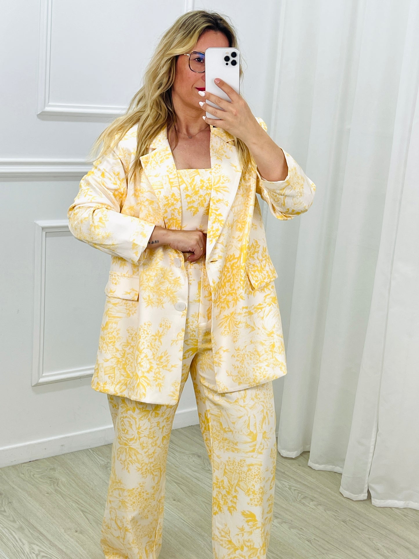 CONJUNTO 3 PEÇAS AMARELO