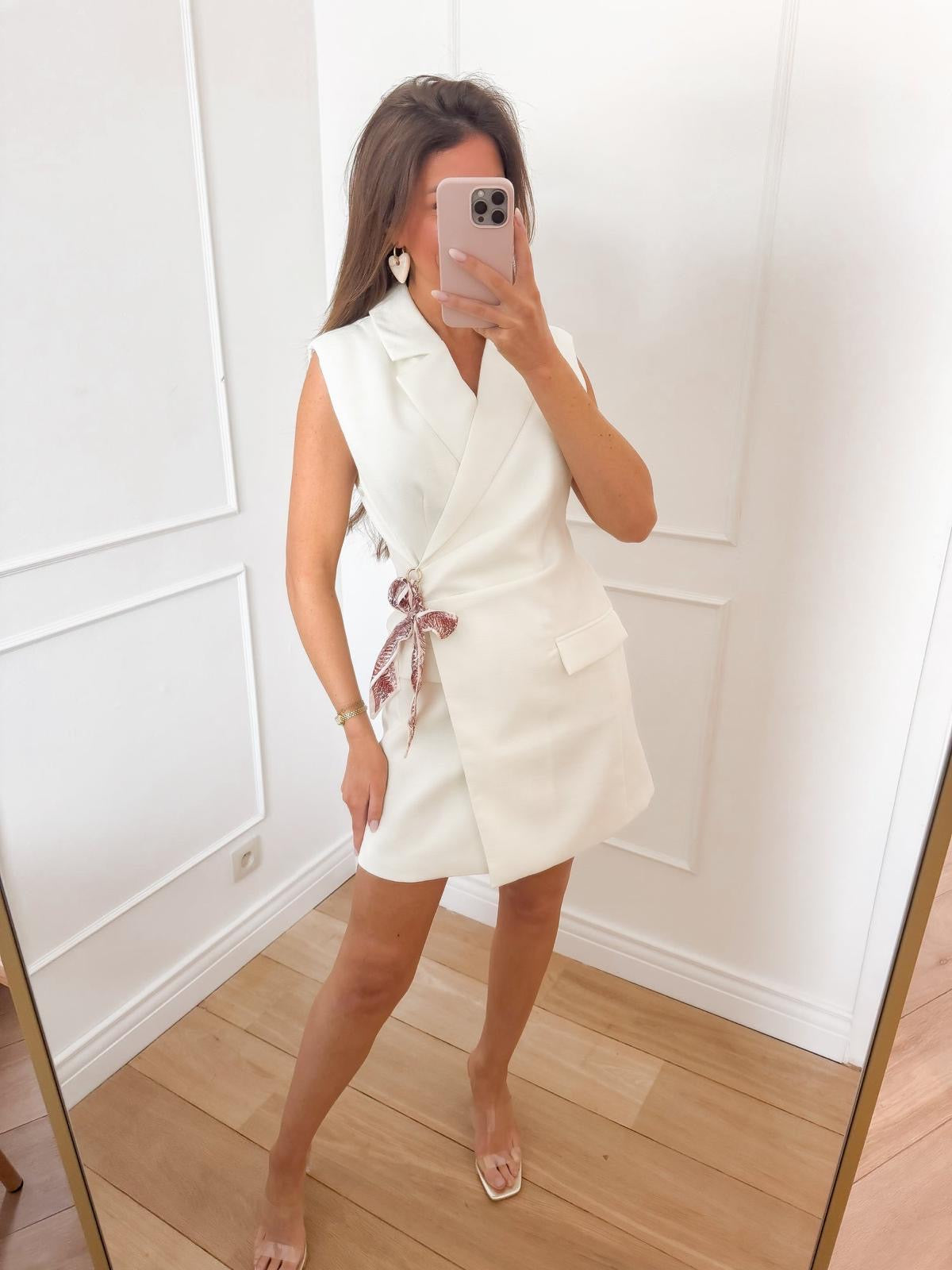 VESTIDO BLAZER BRANCO