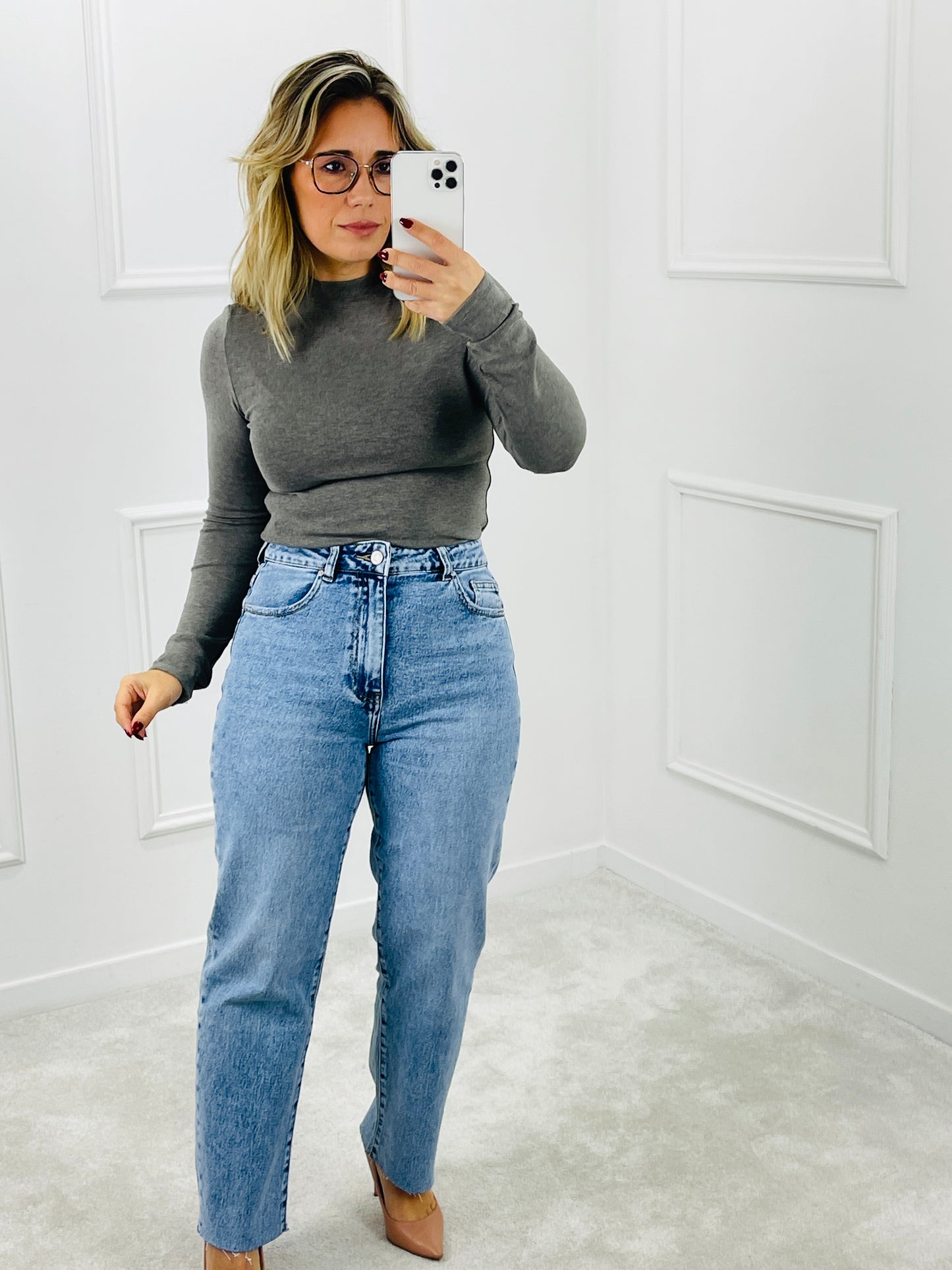 CALÇA MOM FIT QUEEN HEARTS