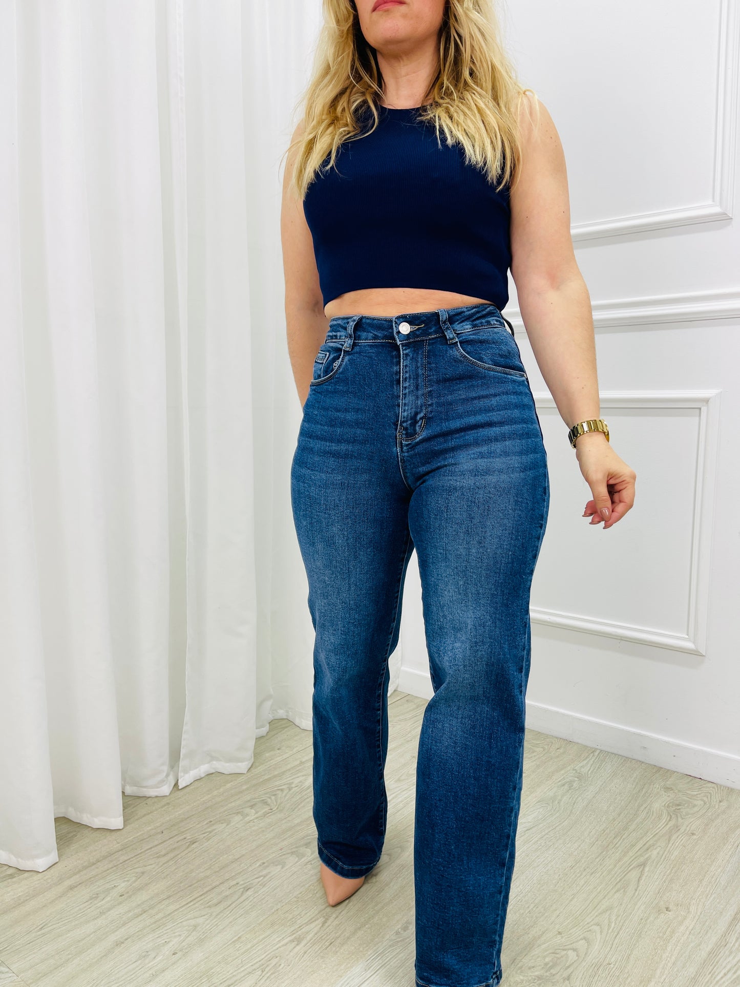 CALÇA WIDE LEG PUSH UP