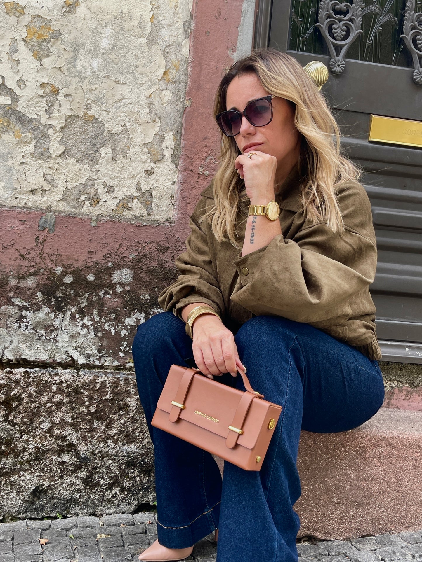 MINI BAG RETANGULAR CAMEL