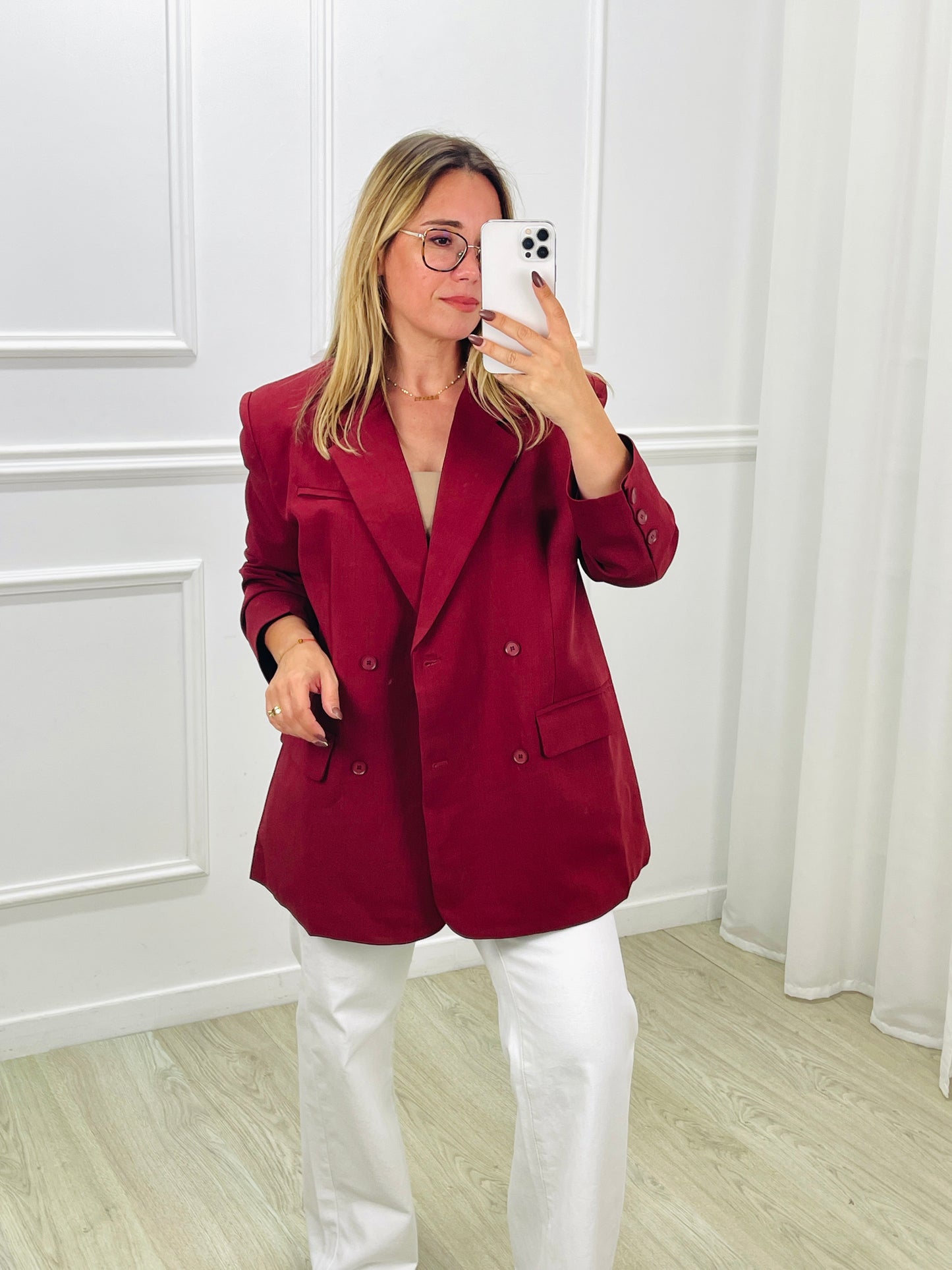BLAZER MOCHY BORDEAUX