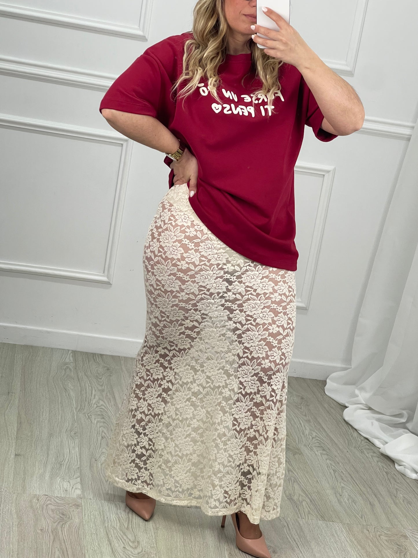 SAIA EM RENDA PÉROLA