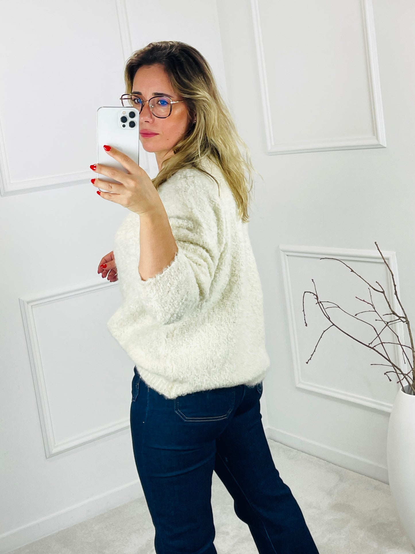 CAMISOLA DE MALHA COM BOTÕES GOLD NO OMBRO BEGE