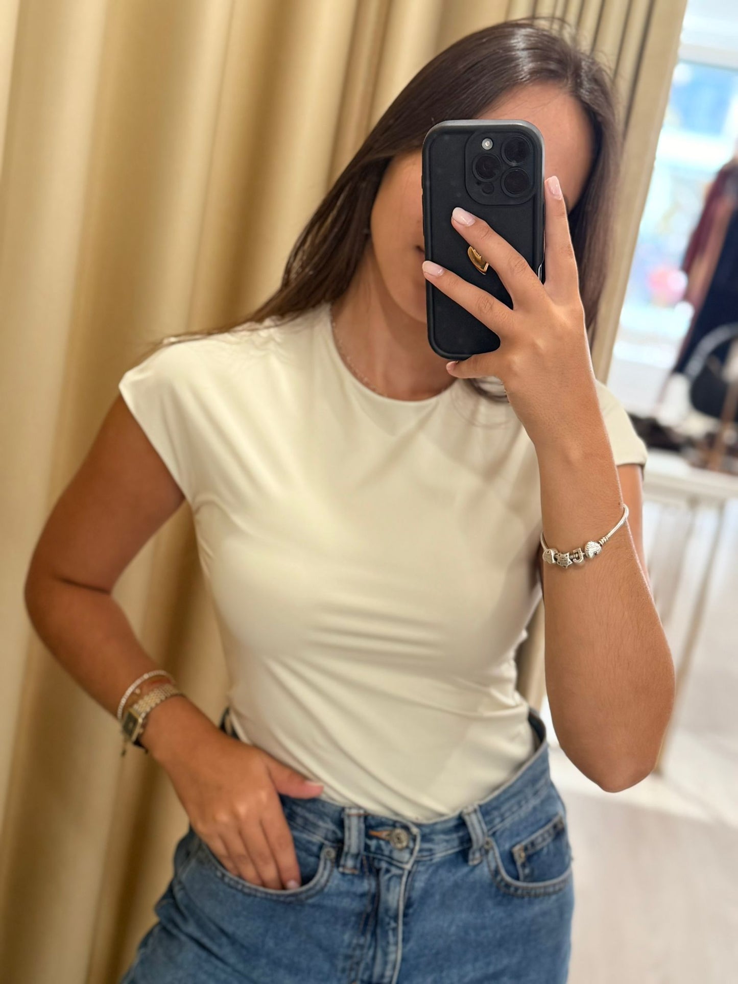 CAMISOLA BÁSICA MANGA CAVA