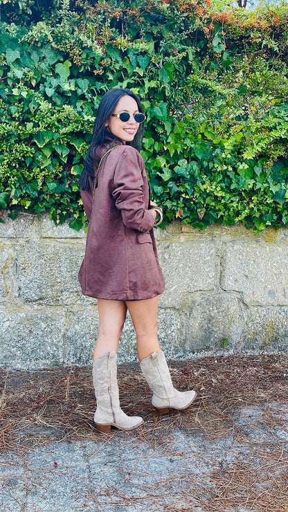 BLAZER EFEITO CAMURÇA