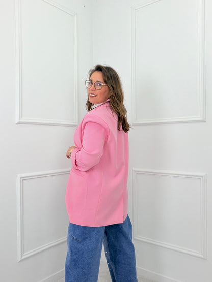 BLAZER OVERSIZED ROSA