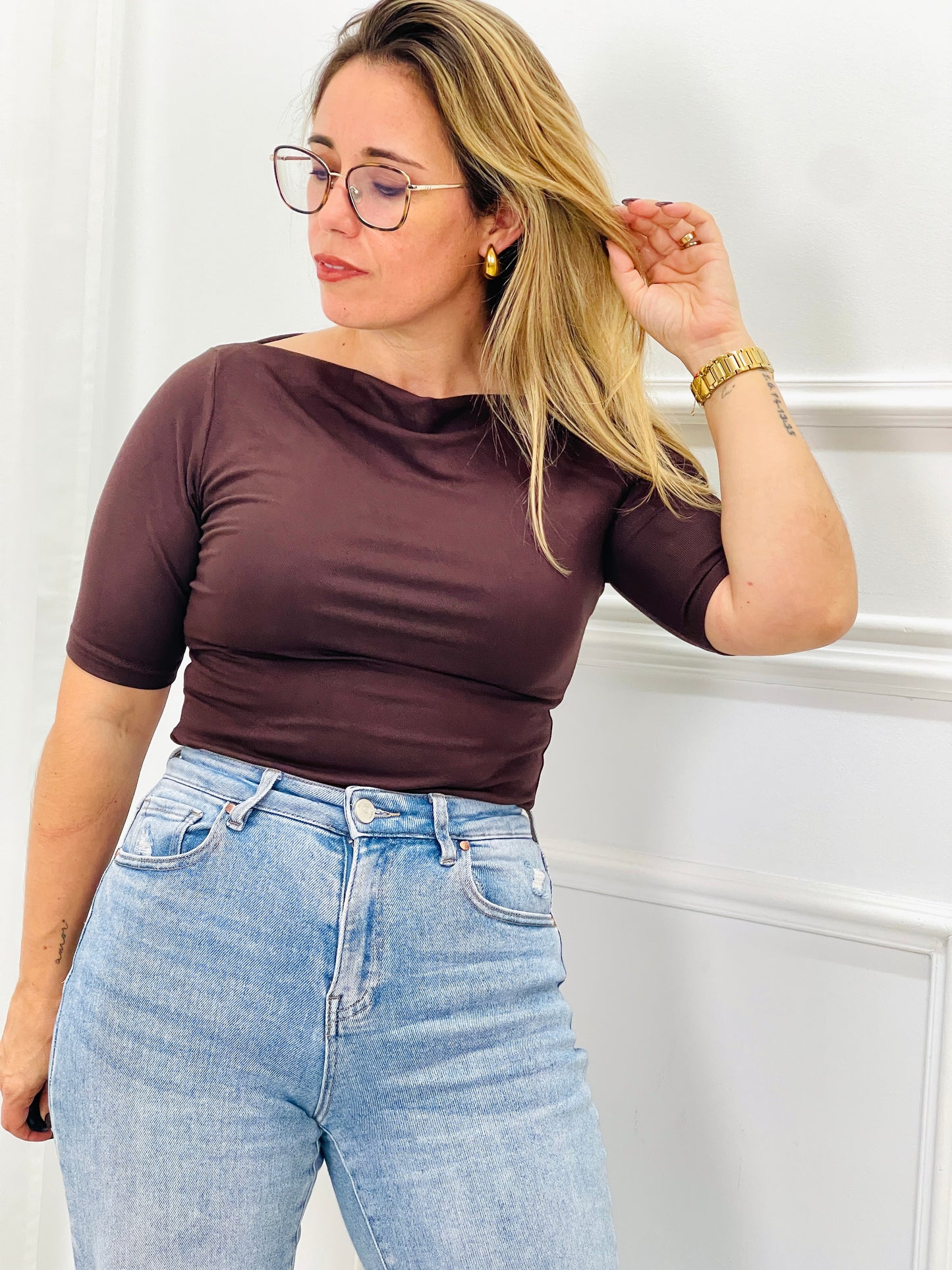 CAMISOLA BÁSICA MANGA CURTA