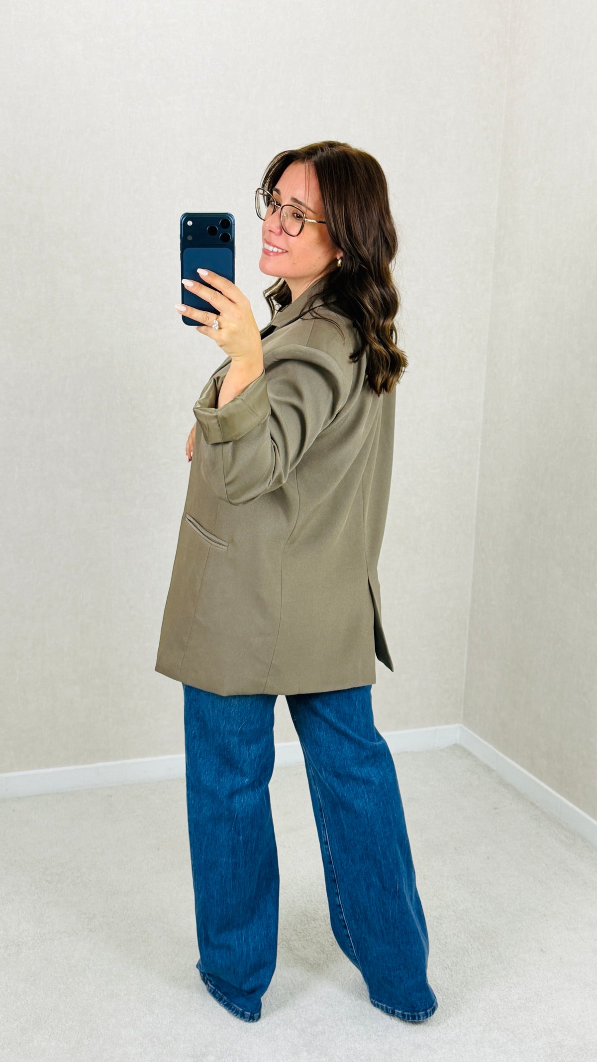 BLAZER OVERSIZED IVIVI TAUPE
