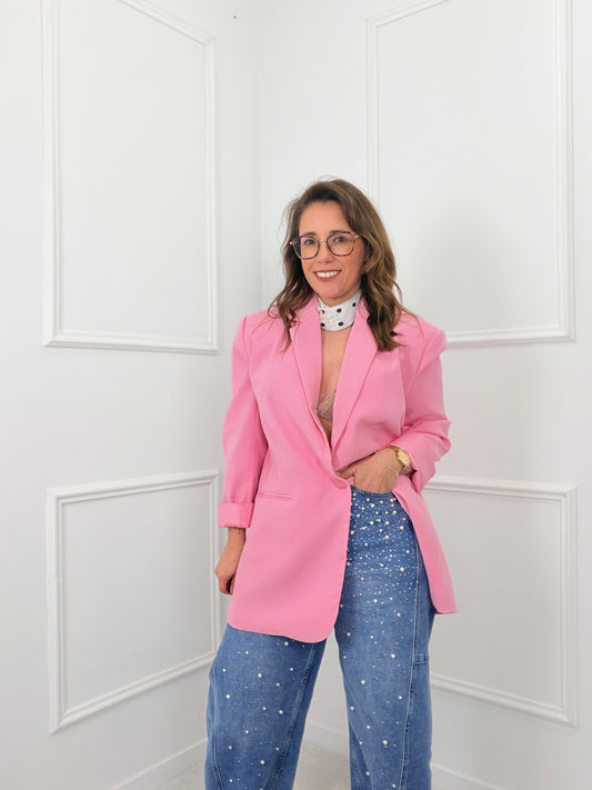 BLAZER OVERSIZED ROSA