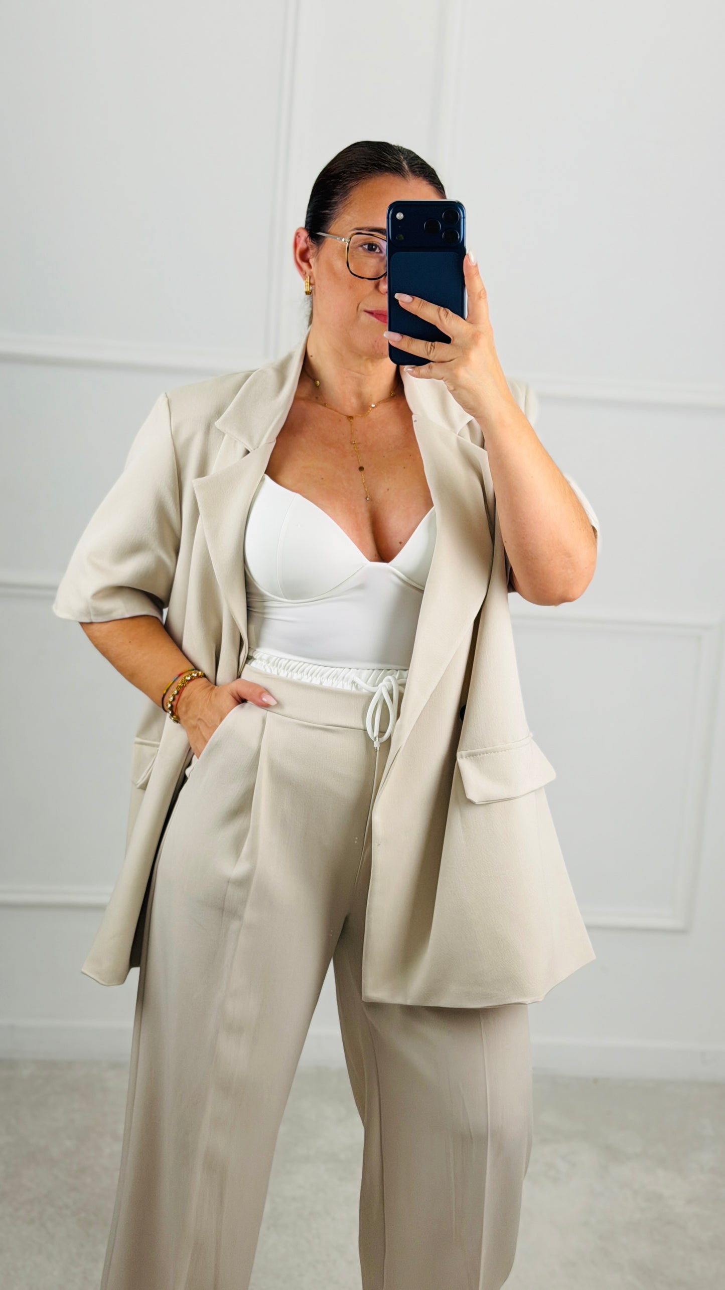 CONJUNTO BLAZER E CALÇA SILVANA
