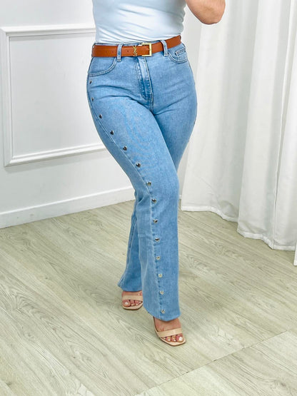 CALÇA DETALHE CORAÇÕES REDIAL