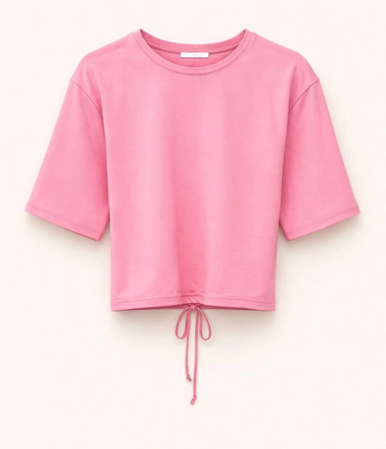 T-shirt Detalhe Cruzado Costas