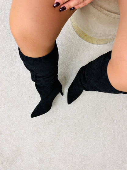 Bota Slouchy Preto