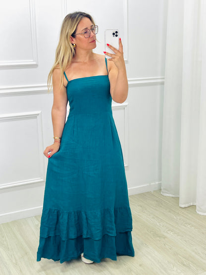 VESTIDO COMPRIDO LINHO