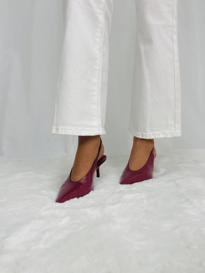 SAPATO MULE CORINA CEREJA