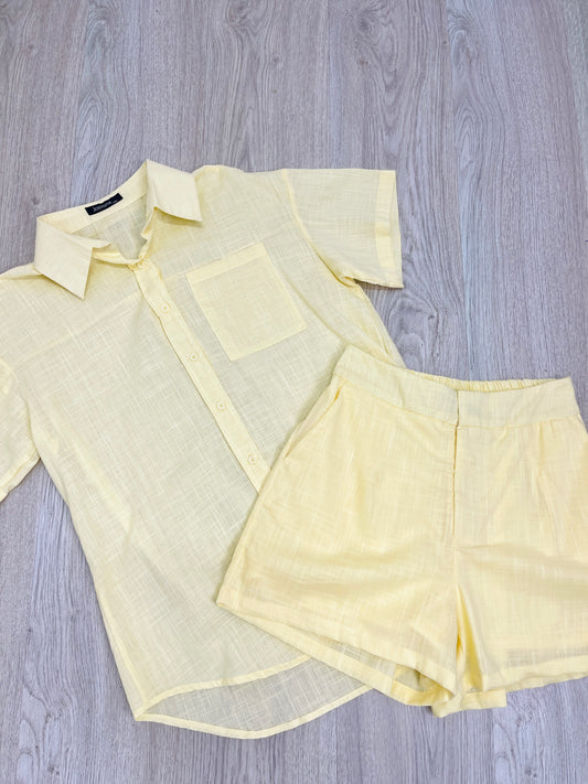 CONJUNTO LINHO CAMISA E CALÇÃO