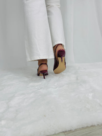 SAPATO MULE CORINA CEREJA