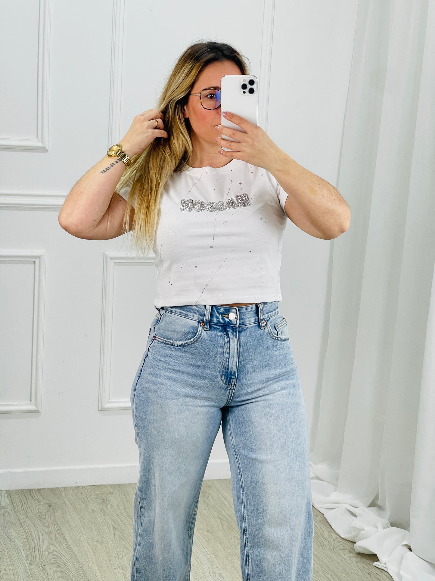 T-SHIRT CROPPED MAISON