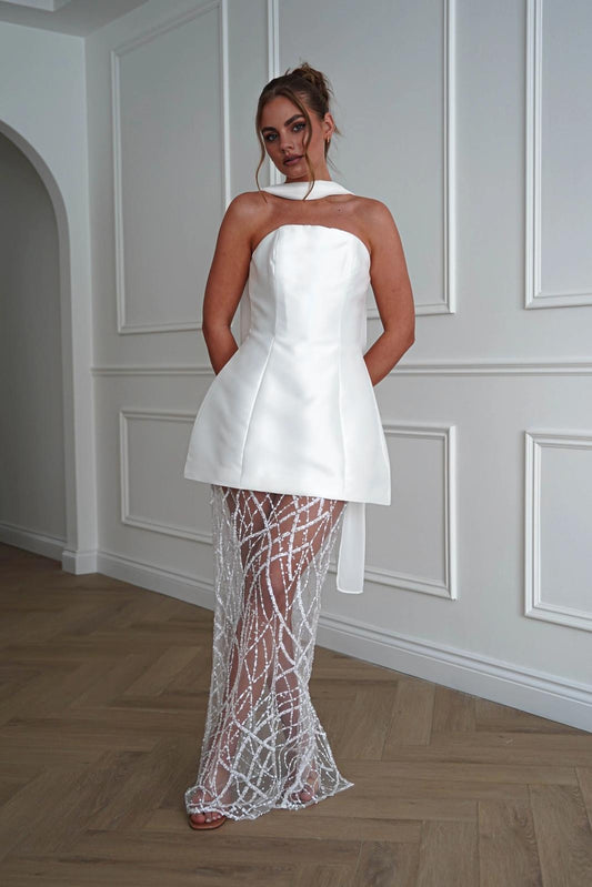 VESTIDO BRANCO SUBLIME F&P PARIS