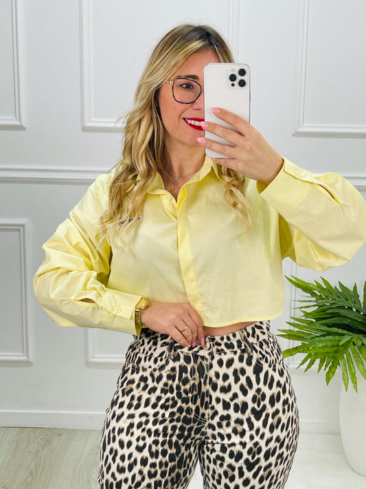 CAMISA BÁSICA CROPPED