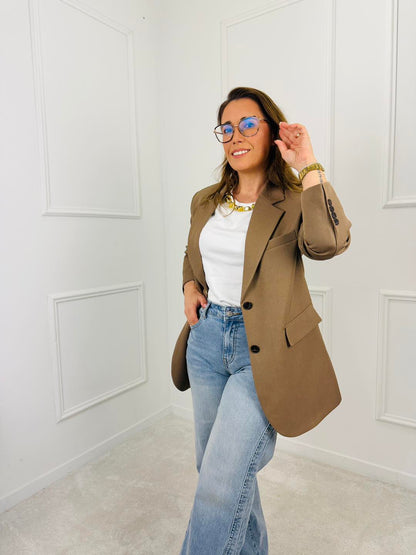 BLAZER CAMEL CLÁSSICO