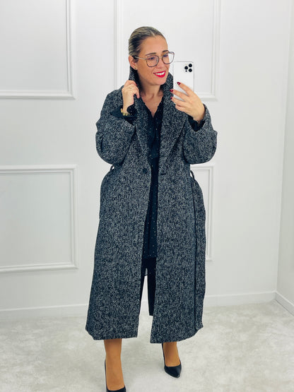 SOBRETUDO COMPRIDO FAZENDA PADRÃO TWEED