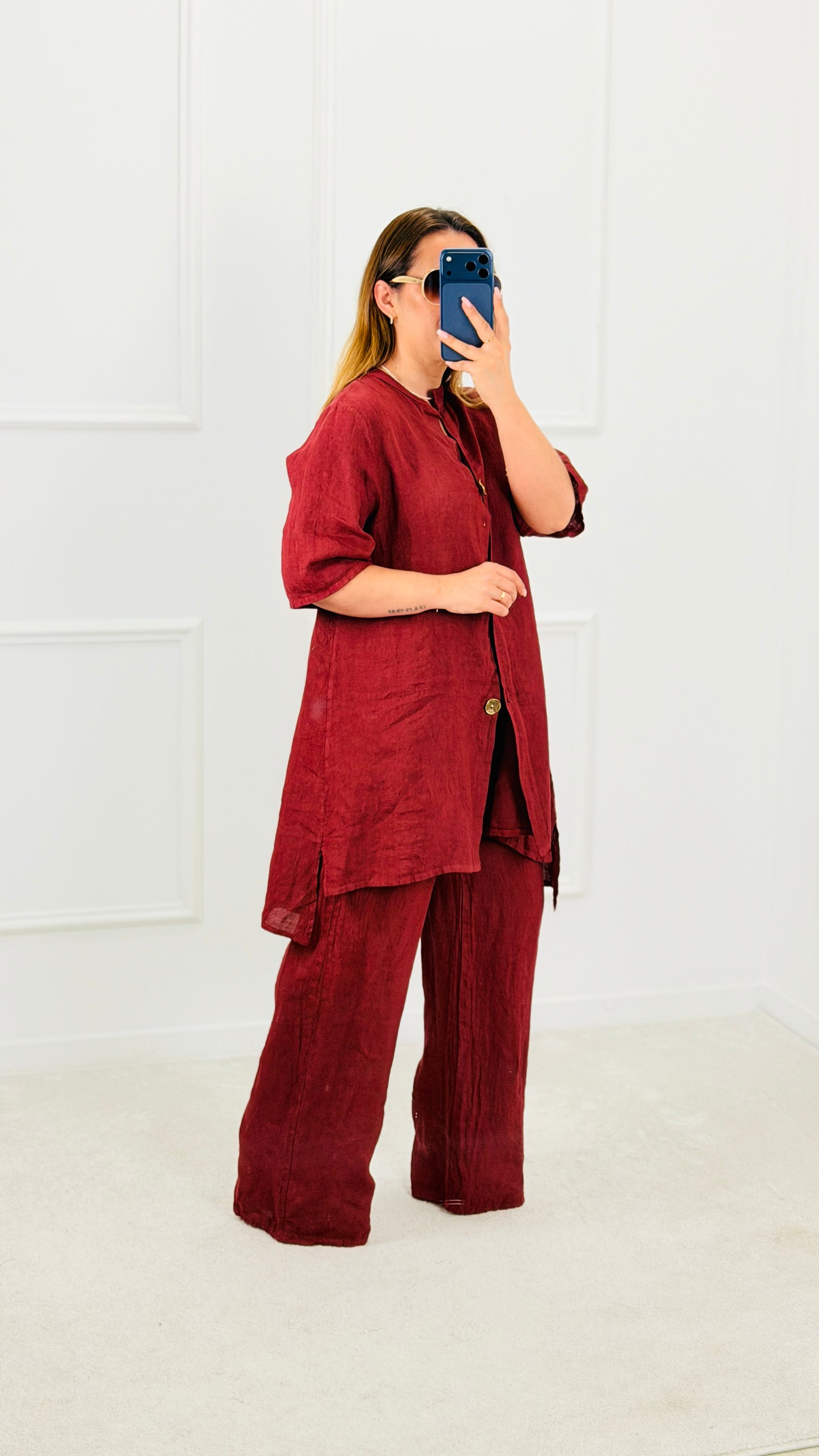 CONJUNTO LINHO BORDEAUX