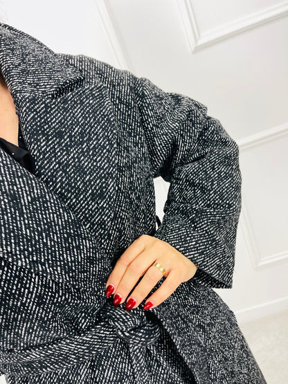 SOBRETUDO COMPRIDO FAZENDA PADRÃO TWEED