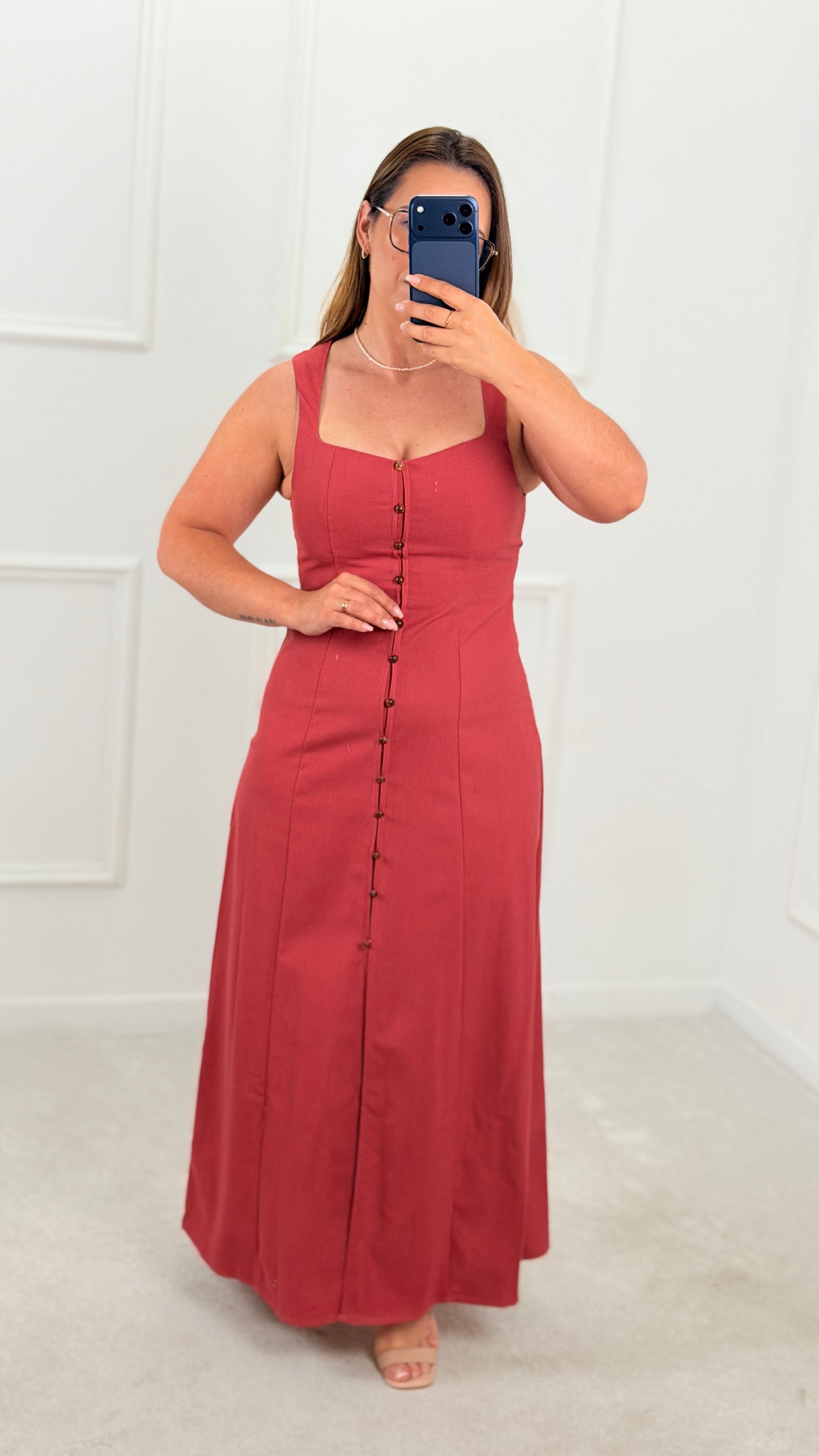 Vestido Aurora Bordeaux