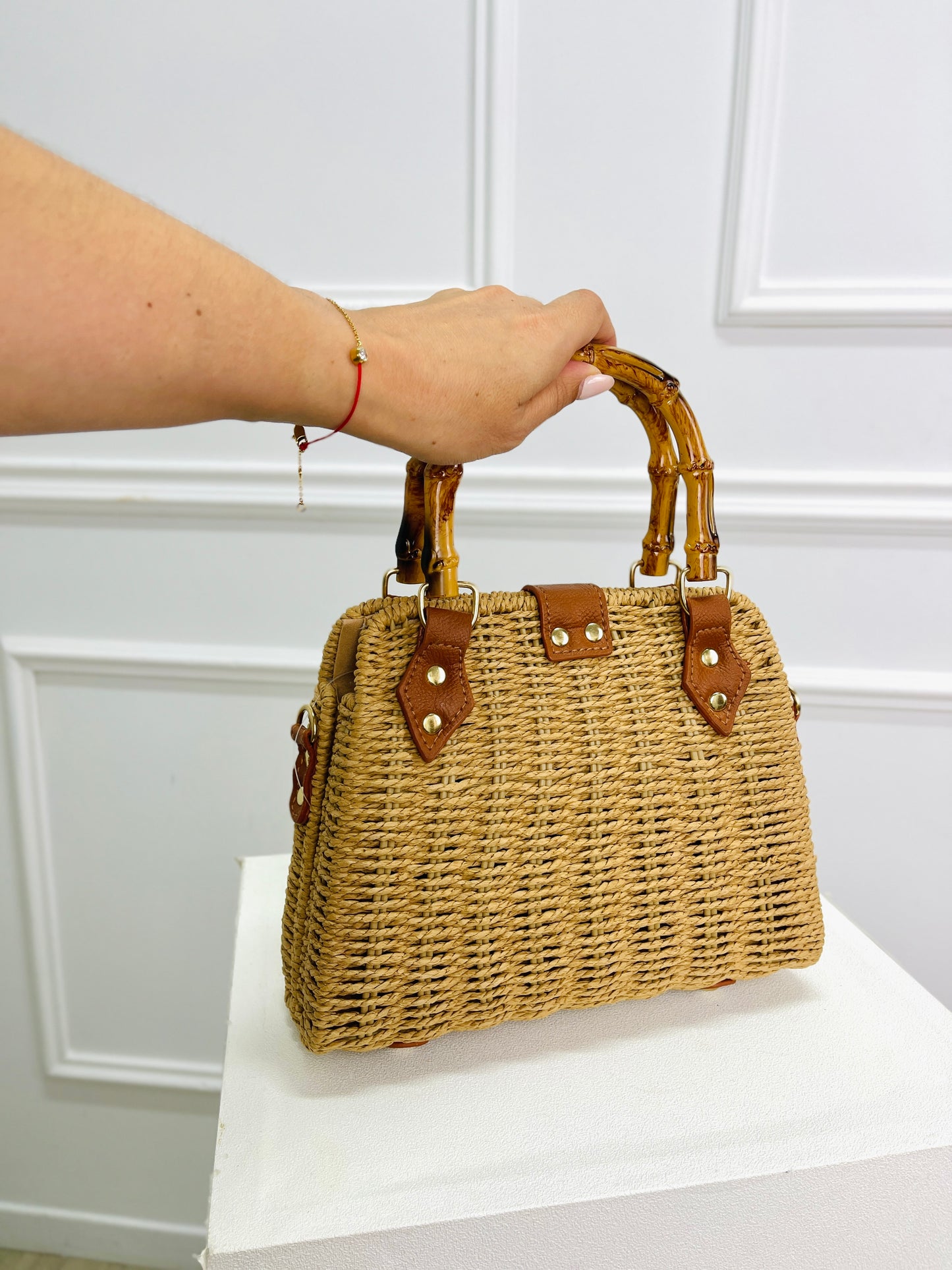 MALA RATTAN ALÇA BAMBU