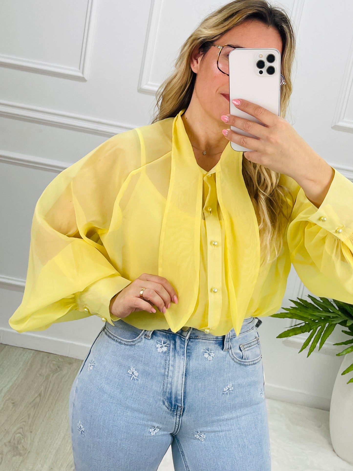 CAMISA FLUIDA AMARELO