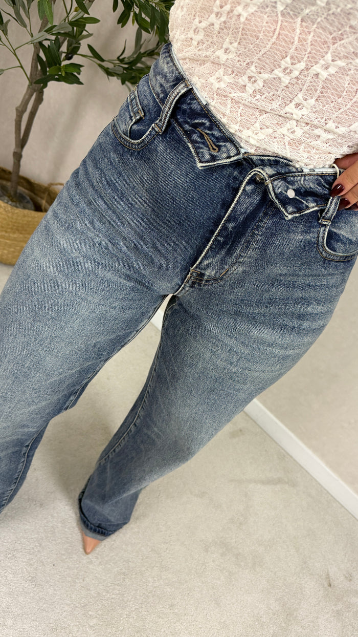 Jeans Wide Leg Denim