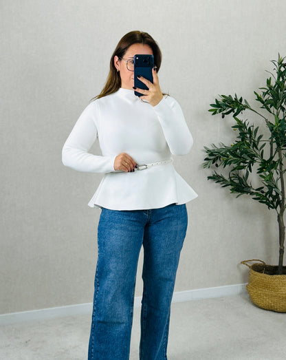 Camisola de Malha com Cinto