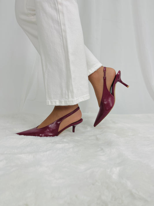 SAPATO MULE CORINA CEREJA