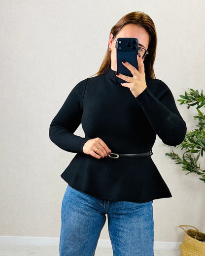 Camisola de Malha com Cinto