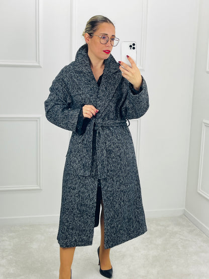 SOBRETUDO COMPRIDO FAZENDA PADRÃO TWEED