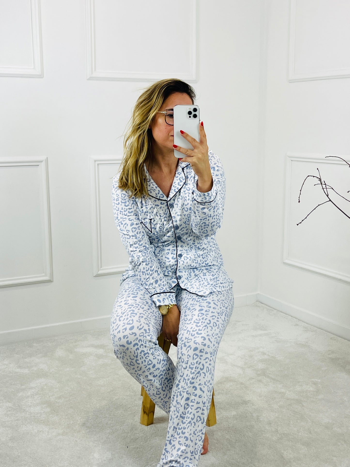 CONJUNTO DE PIJAMA LONGO MODAL