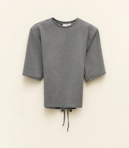 T-shirt Detalhe Cruzado Costas