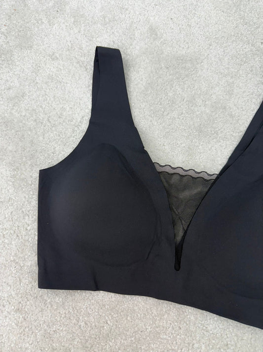 SOUTIEN SEM ARO COM RENDA PRETO