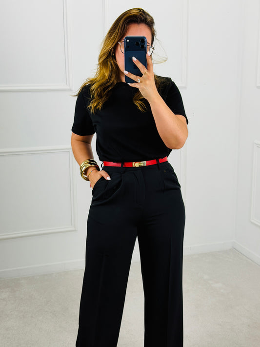 CALÇA FLUIDA PRETO DRÔLE D COPINE