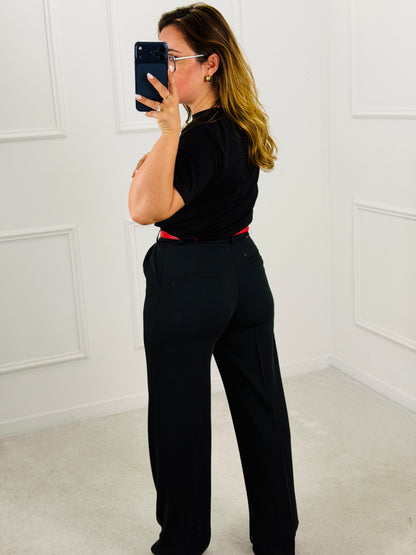 CALÇA FLUIDA PRETO DRÔLE D COPINE