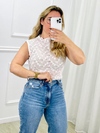 CAMISOLA RENDA BRANCA