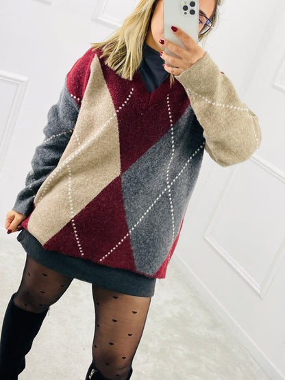 CAMISOLA PADRÃO LOSANGULOS